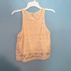 Lace tank top
